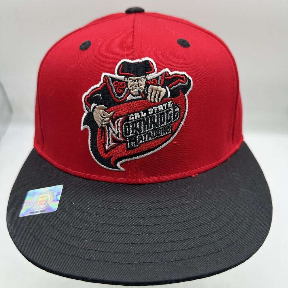 NWT Cal State Northridge Matadors Hat Eclipse Snapback Two Tone Mascot Logo Cap